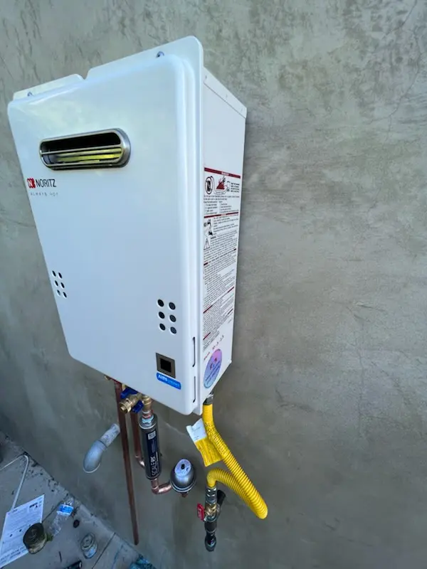 Tankless water heater installation for Rose homes
